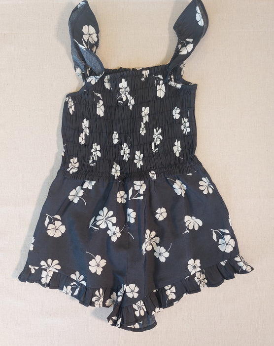 ZARA Girls’ Short Floral Jumpsuit