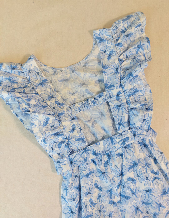 ZARA Girls’ Floral Ruffle Jumpsuit