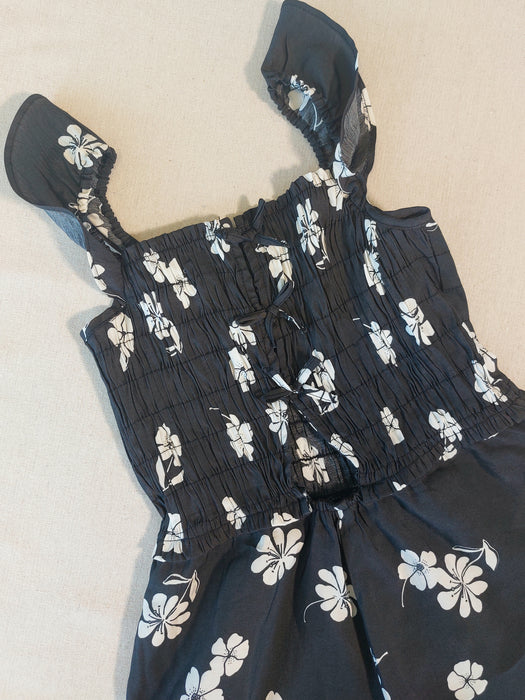 ZARA Girls’ Short Floral Jumpsuit