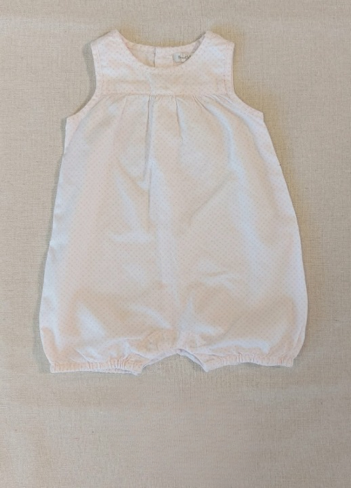 BOUT'CHOU Baby girl pastel pink romper