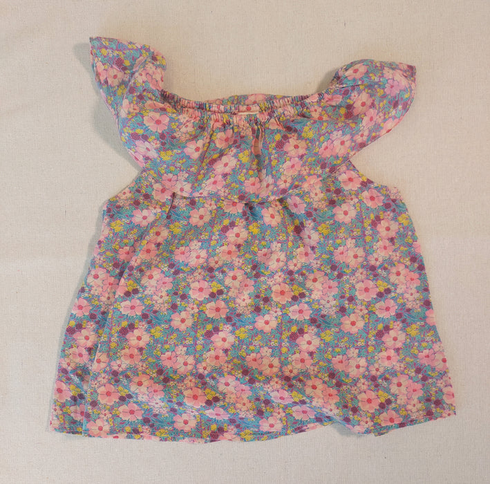 BONTON Girl's Liberty print blouse
