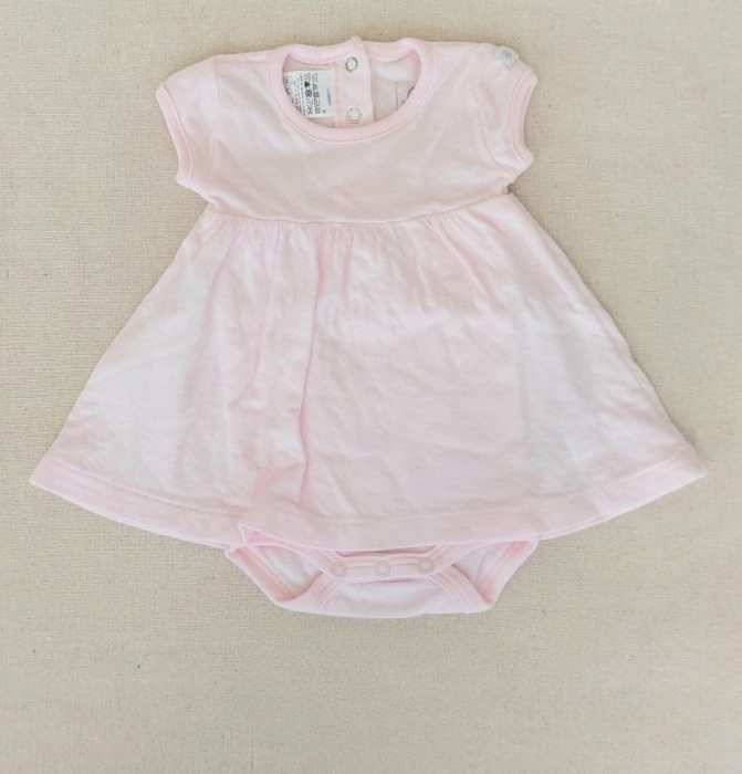 PETIT BATEAU Newborn dress and bodysuit set