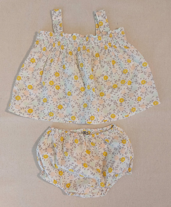BONTON Liberty Baby Girl Set Top & Bloomer