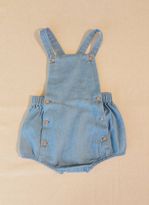 BOUT'CHOU Baby chambray romper