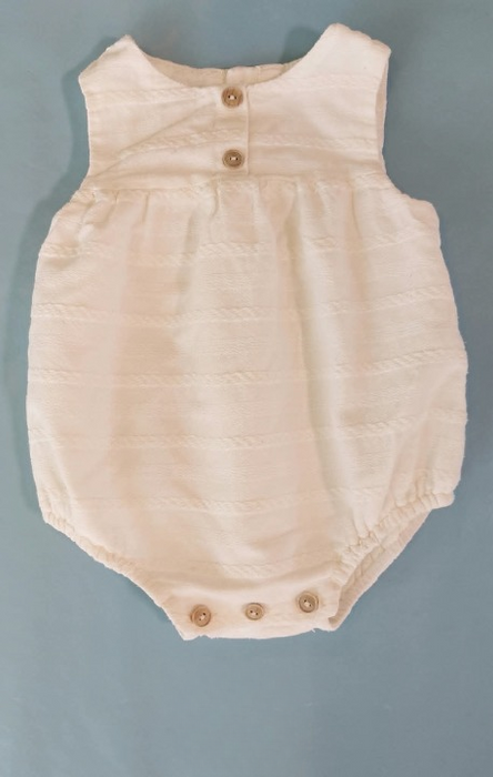 ZARA White newborn romper