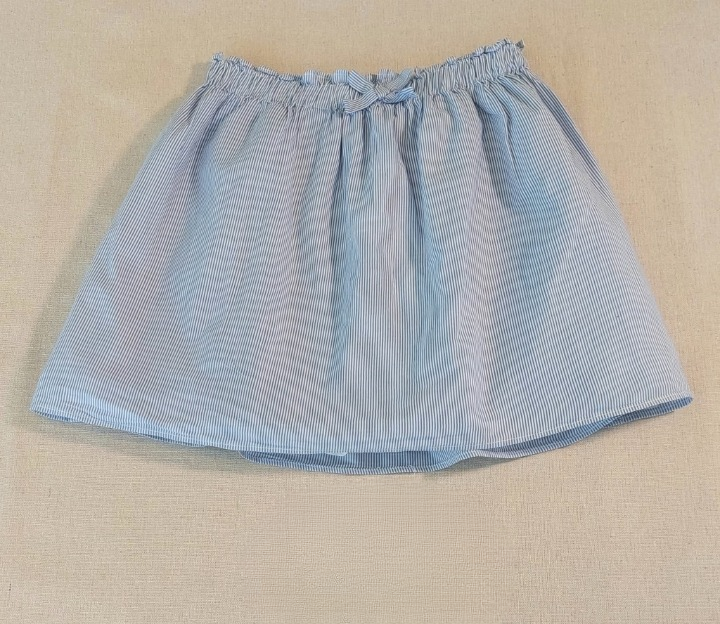 CYRILLUS Girls’ short striped skirt