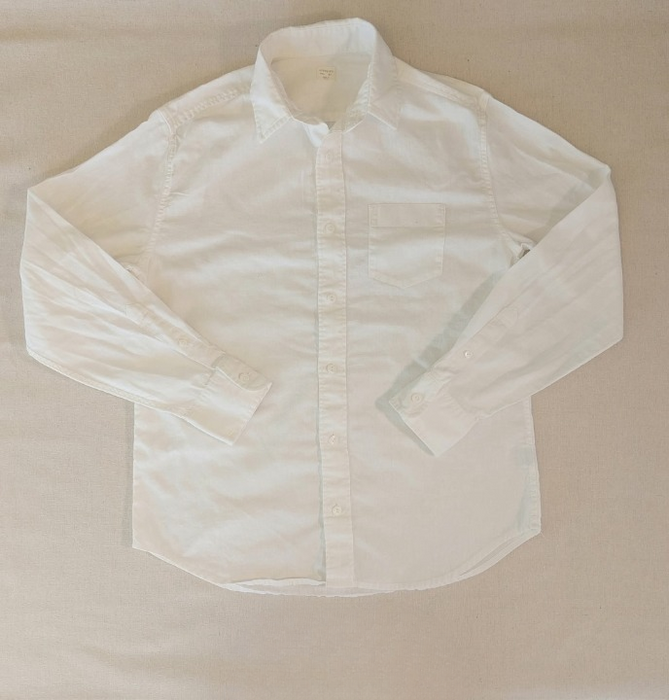 CREWCUTS Boys’ white linen shirt