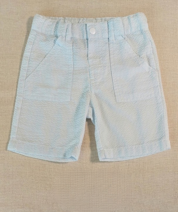 BOUT'CHOU Baby light blue bermuda shorts
