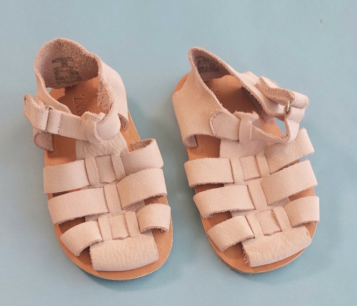 ZARA Leather baby sandals