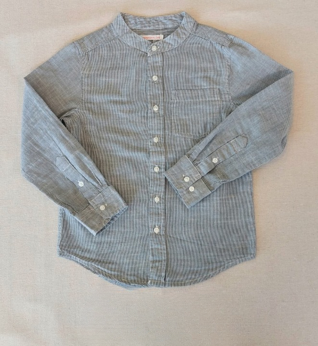 MONOPRIX KIDS Boys’ lightweight mandarin collar shirt