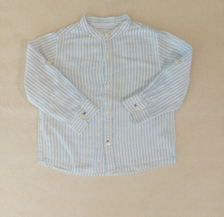 MANGO Baby boys’ linen shirt